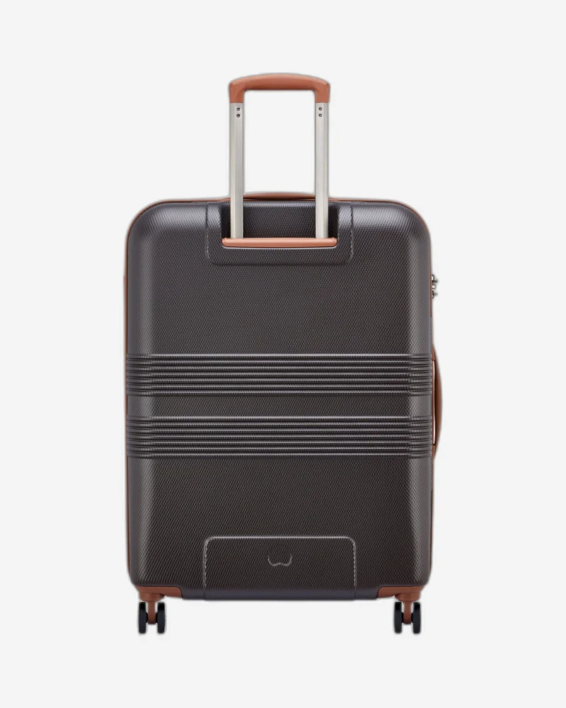 DELSEY Paris  Delsey Flanerie SE 66cm Check In trolley, Chocolate, 4 spinner wheels, polycarbonate hard shell, expandable, TSA lock, dual handle, spacious interior, 5-year warranty  | Best Price UAE